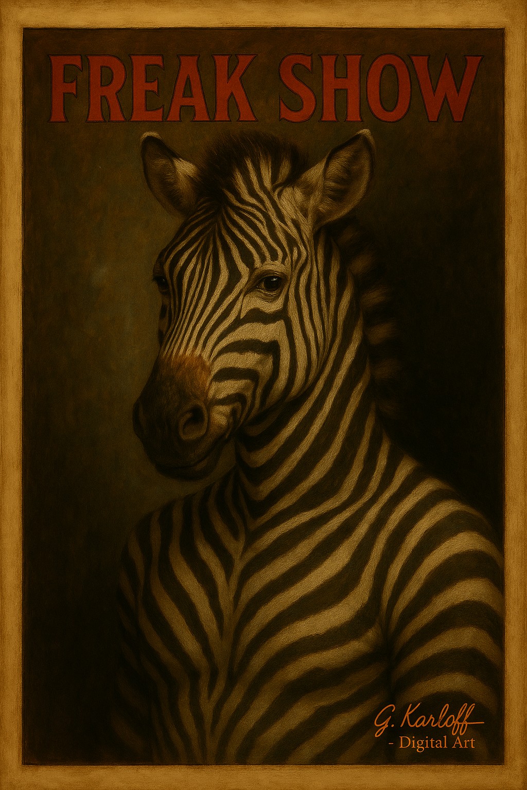 FREAK SHOW, UOMO ZEBRA