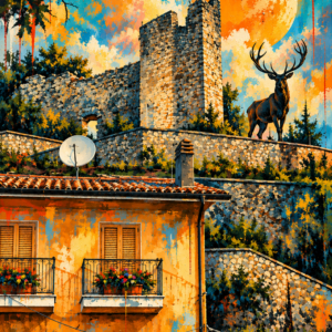 ALFEDENA Il Castello e il cervo Guardiano